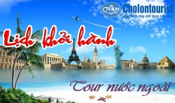 Lịch khởi hành - Tour du lịch nước ngoài - Hè 2016